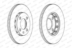 FERODO Disc Frana Ddf812C Bmw 1 Seat Arosa Vw K 70/Lupo I/Polo/Polo Iii/Polo Playa