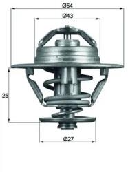 MAHLE Termostat, Lichid Racire Tx9379D Alfa Romeo 1750-2000/Alfetta/Ar 6/Ar 8/Gtv