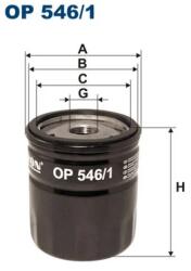 FILTRON Filtru Ulei Op546/1 Ford C-Max/Focus C-Max/Focus Ii/Galaxy Ii/Mondeo Iv/S-Max (OP546/1)