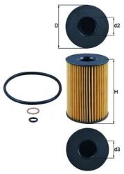 KNECHT Filtru Ulei Ox353/7D Alpina B5/B6/B6 Gran/B7/B8 Gran/Xb7 Bmw 5/5 Gran Turismo/6 (OX353/7D)
