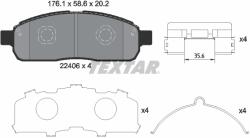 TEXTAR Set Placute Frana, Frana Disc 2240601 Ford Australia F-150 Pick-Up Ford Usa F-150