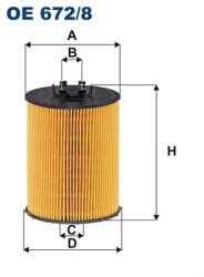 FILTRON Filtru Ulei Oe672/8 Bmw 5/6/7/X5 Morgan Aero/Aero 8/Aero Supersports/Plus Eight (OE672/8)