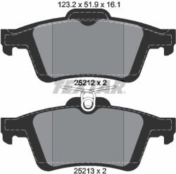 TEXTAR Set Placute Frana, Frana Disc 2521201 Ford C-Max/C-Max Ii/Focus Iii/Kuga Ii