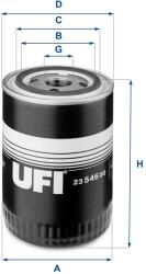 UFI Filtru Ulei 23.546. 00 Citroën Jumper Ii Fiat Ducato Iveco Daily Iv/Daily V