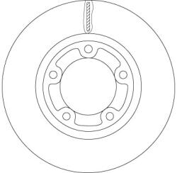 TRW Disc Frana Df6712 Kia Bongo/K2500