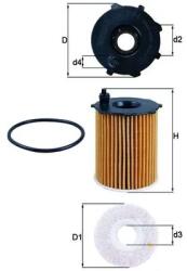 KNECHT Filtru Ulei Ox171/16D Alfa Romeo Mito Chrysler Ypsilon Fiat 500/500 C/500L/Panda