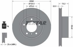 TEXTAR Disc Frana 92132805 Bmw 1/3 Bmw (Brilliance) 3 Series (92132805)