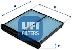 UFI Filtru, Aer Habitaclu 34.409. 00 Mazda 3/6/Cx-5