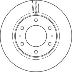 TRW Disc Frana Df6992S Mitsubishi Pajero Sport Iii (DF6992S)