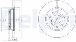 DELPHI Disc Frana Bg4093C Fiat Sedici Mitsubishi L 300 Iii Suzuki Sx4