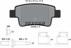 TEXTAR Set Placute Frana, Frana Disc 2434903 Opel Corsa D Vauxhall Corsa Mk Iii (2434903)
