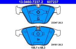 ATE Set Placute Frana, Frana Disc 13.0460-7237.2 Bmw 3/X1/Z4
