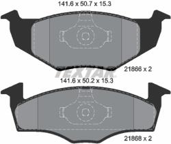 TEXTAR Set Placute Frana, Frana Disc 2186601 Seat Cordoba/Cordoba Vario/Ibiza Ii Vw Polo