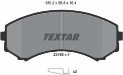 TEXTAR Set Placute Frana, Frana Disc 2348801 Ford Asia & Oceania Econovan Isuzu Axiom (2348801)
