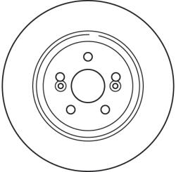 TRW Disc Frana Df6117S Renault Clio Iii/Megane Ii