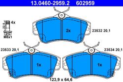 ATE Set Placute Frana, Frana Disc 13.0460-2959.2 Chrysler Pt Cruiser