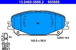 ATE Set Placute Frana, Frana Disc 13.0460-5688.2 Renault Arkana I/Captur Ii/Espace V (13.0460-5688.2)