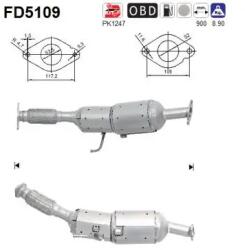 AS Filtru Funingine/Particule, Sist. De Esapament Fd5109 Nissan Qashqai I