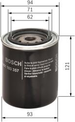 Bosch Filtru Ulei 0451103357 Bmc Levend Ford Maverick Ford Asia & Oceania Everest (0451103357)