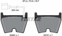 TEXTAR Set Placute Frana, Frana Disc 2249101 Audi A3/Q3/Tt (2249101)