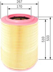 Bosch Filtru Aer F026400064 Mercedes-Benz Actros/Actros Mp4 / Mp5/Atego/Axor/Axor 2