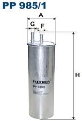 FILTRON Filtru Combustibil Pp985/1 Vw California T5/Multivan T5/Transporter T5