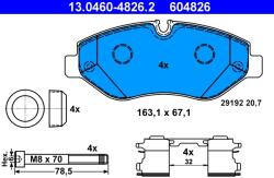 ATE Set Placute Frana, Frana Disc 13.0460-4826.2 Mercedes-Benz Eqv/Marco Polo/V-Class