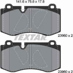 TEXTAR Set Placute Frana, Frana Disc 2396001 Brabus 38S Mercedes-Benz Cls/E-Class/Sl