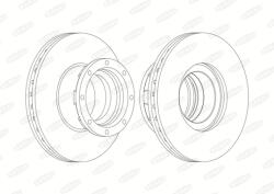 BERAL Disc Frana Bcr216A Man F2000/Foc/L2000/M 2000 L Mercedes-Benz Atego/Atego 2 (BCR216A)