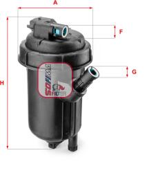 SOFIMA Filtru Combustibil S5125Gc Opel Astra H/Astra H Gtc/Astra H Twintop/Signum