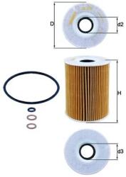 KNECHT Filtru Ulei Ox254D2 Bmw 5/6 (OX254D2)