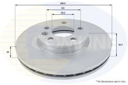COMLINE Disc Frana Adc1430V Ford Galaxy I/Galaxy Mk I Seat Alhambra Vw Sharan (ADC1430V)