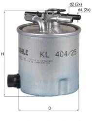 MAHLE Filtru Combustibil Kl404/25 Dacia Logan/Logan Pick-Up/Sandero Renault Logan (KL404/25)