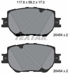 TEXTAR Set Placute Frana, Frana Disc 2645401 Lexus Is Iii Toyota Crown/Mark X I