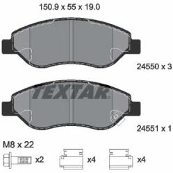 TEXTAR Set Placute Frana, Frana Disc 2455001 Opel Corsa D Vauxhall Corsa Mk Iii
