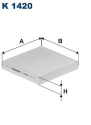 FILTRON Filtru, Aer Habitaclu K1420 Kia Picanto Iii/Picanto Runner (K1420)