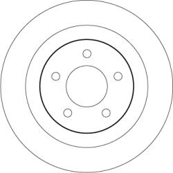 TRW Disc Frana Df4468 Mazda 5/Premacy