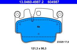 ATE Set Placute Frana, Frana Disc 13.0460-4987.2 Porsche 911/Boxster (13.0460-4987.2)