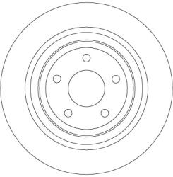 TRW Disc Frana Df6872 Ford Focus Iii/Focus Iv/Kuga Iii (DF6872)