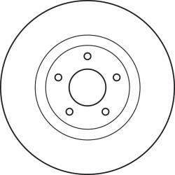 TRW Disc Frana Df4989S Nissan Juke/Qashqai I Renault Koleos I Renault (Dfac) Koleos