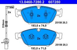 ATE Set Placute Frana, Frana Disc 13.0460-7280.2 Audi A6 C7/A7 (13.0460-7280.2)