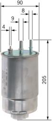 Bosch Filtru Combustibil F026402076 Alfa Romeo 159/Brera/Giulietta/Mito/Spider Ford Ka