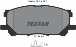 TEXTAR Set Placute Frana, Frana Disc 2373401 Huanghai Qisheng V3 Leopaard Cs10/Mattu