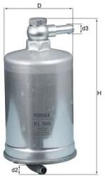 MAHLE Filtru Combustibil Kl599 Audi A4 B7 (KL599)