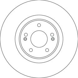 TRW Disc Frana Df4632S Hyundai Santa Fe Iv Kia Sorento Iv (DF4632S)