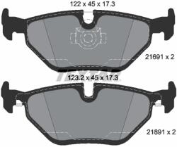 TEXTAR Set Placute Frana, Frana Disc 2169103 Alpina B10 Bmw 5