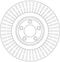 TRW Disc Frana Df6146S Jaguar F-Type/Xf I/Xf Sportbrake/Xj/Xk Ii