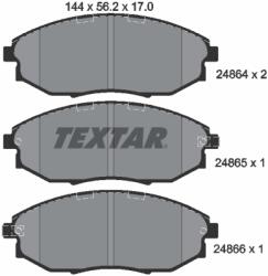 TEXTAR Set Placute Frana, Frana Disc 2486401 Chevrolet Epica Chevrolet (Sgm) Epica