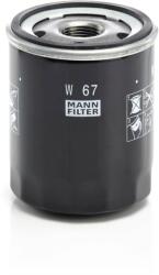MANN-FILTER Filtru Ulei W67 Honda City Vi/Civic Vii/Civic Viii/Jazz Iii/Jazz Iv (W67)