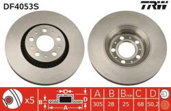 TRW Disc Frana Df4053S Volvo S60 I/S80 I/V70 I/V70 Ii/Xc70 I Cross Country